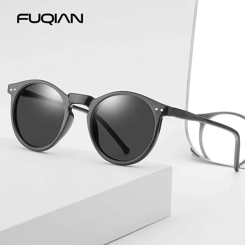 Luxury Small Round Polarized Sunglasses Women Men Retro Classic Black Sun Glasses For Ladies Fashion Driving Shades UV400 Z260127
