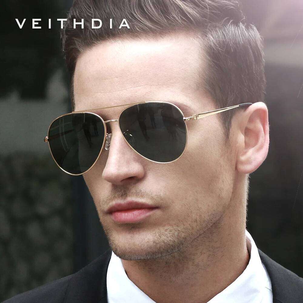 VEITHDIA Brand Sunglasses Classic Fashion Men Women Polarized Mirror UV400 Lens Outdoor Eyewear Accessories For Male/Female 8259 Z260127