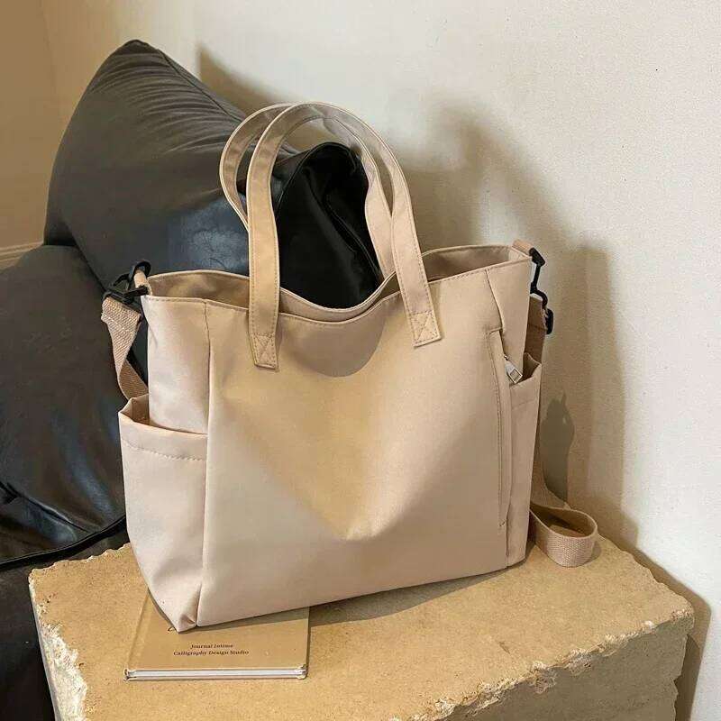 Quality Solid Color High Capacity Nylon Zipper Crossbody New Women's Shoulder Bags on Sale 2025 Brand Simplicity