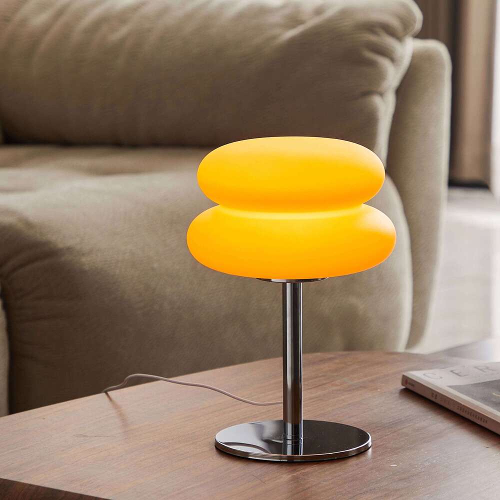 Macaron Table Lamp Atmosphere Lamps Trichromatic Dimming Living Room Eye Protection Night Light Girl Bedroom Bedside DecorNot Z260127