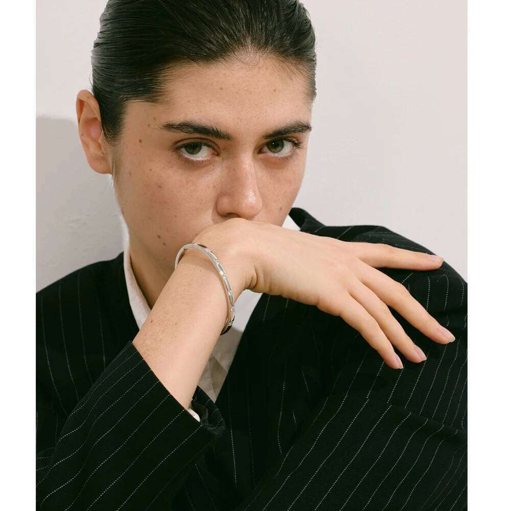 NiNice 2025 Exquisite Stainless Steel Cubic Zirconia Round Bracelet Bangle Fashion Trendy Jewellery Party Gift XJ260127