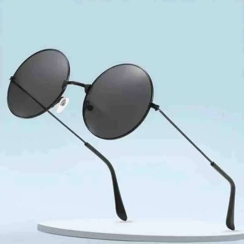 Popular Fishing Leisure Round Metal Retro Vintage Sunglasses for Men Women 2023 Fashion Eyewear Sun Glasses UV400 Z260127
