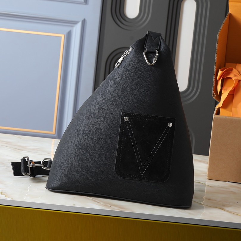 Luxury Designer Touch Leather Delta Slingbag Bag Mens Fashion Messenger Crossbody Bag Totes Handbag Men Fashion Casual Pouch Purse M27060