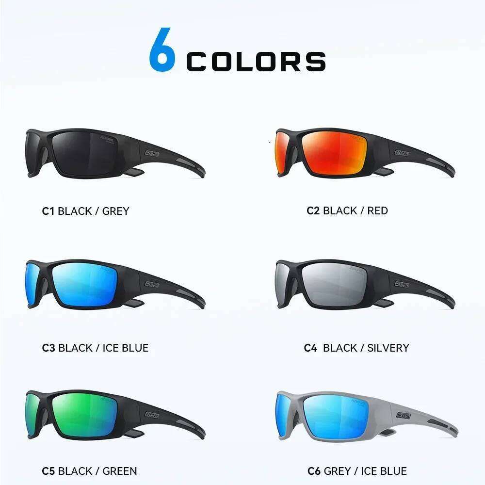 Brand KDEAM New Polarized Fishing Sunglasses for Men Women TR90 Frame Comfortable Anti Slip Luxury Design Fashion Sports Goggles Z260127