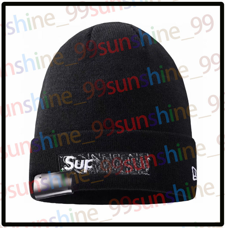 Women's sup beanie designer embroidered letter cold hat casquette men's thermal hat winter luxury ear protection hat