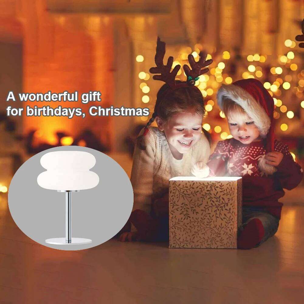 Macaron Table Lamp Atmosphere Lamps Trichromatic Dimming Living Room Eye Protection Night Light Girl Bedroom Bedside DecorNot Z260127