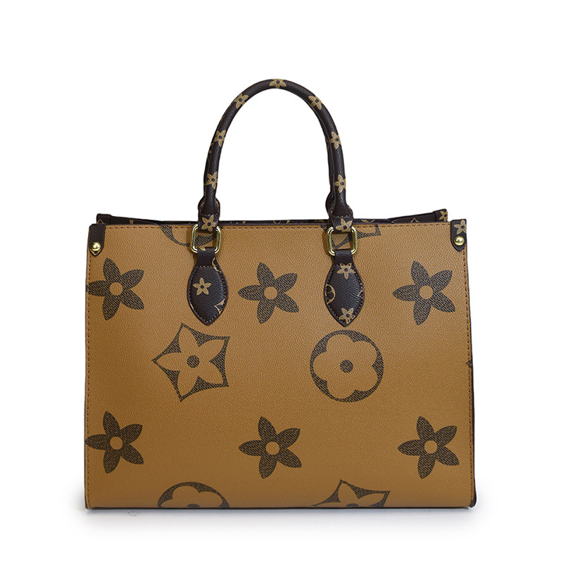 hot Free Shipping Fashion Bags Totes Light luxury Old flower commuting handbag single shoulder crossbody large capacity
