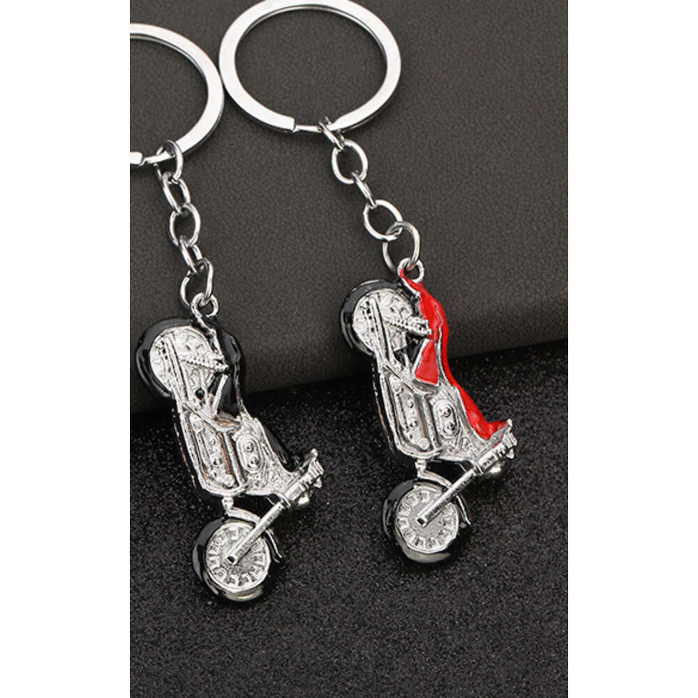 Metal Personality Model Key Ring Drip Oil Harley Motorcycle Creative Keychain S260126