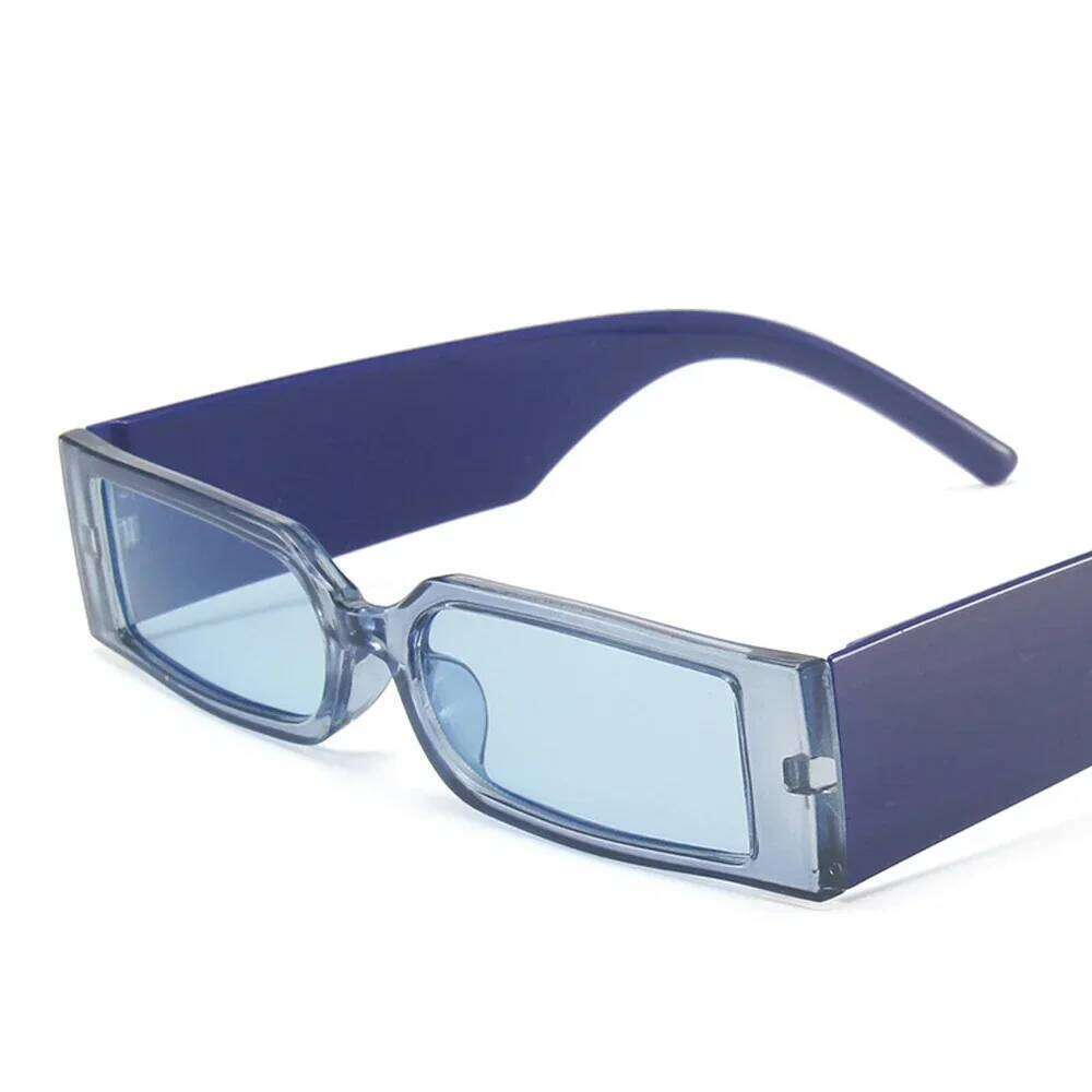 Rectangle Frame Fashion Sunglasses 2025 Hip Hop Vintage Wholesale Black Shades Glasses Luxury For Men And Women UV400 Z260127