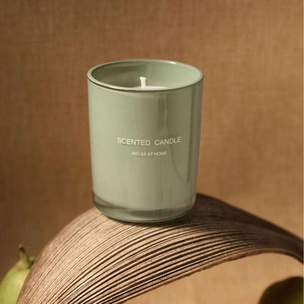 In Stock Dopamine Color Candle Wedding Gift Indoor Fragrance Frosted Glass Cup Aromatherapy Wax Y260127