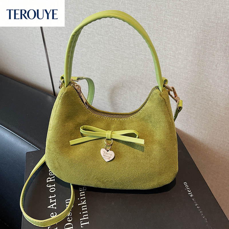 TEROUYE bag Autumn/Winter New Retro Light Luxury bag Elegant Style Fashion Versatile Trendy Underarm Bag Women's Shoulder Bag