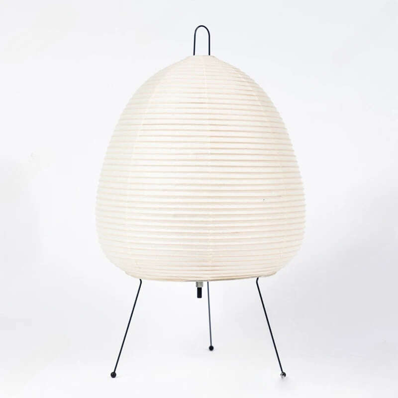 Design Tripod Rice Paper Table Japanese Style Lantern Led Desk Lamp for Bedroom Z260127