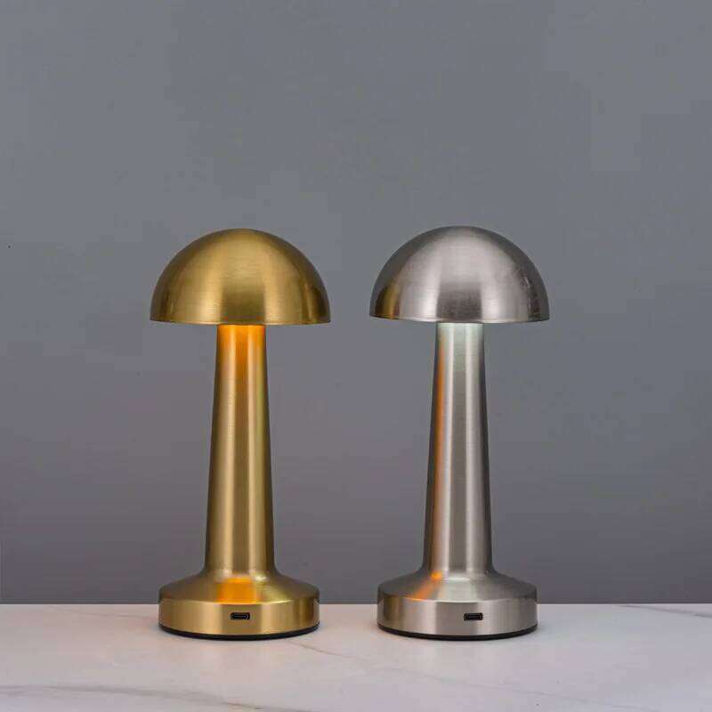 Round Headed Retro Lamp Metal Touch for Bar Coffee Table Restaurant Decor Light Desk LED Rechargeable Night Lights Z260127