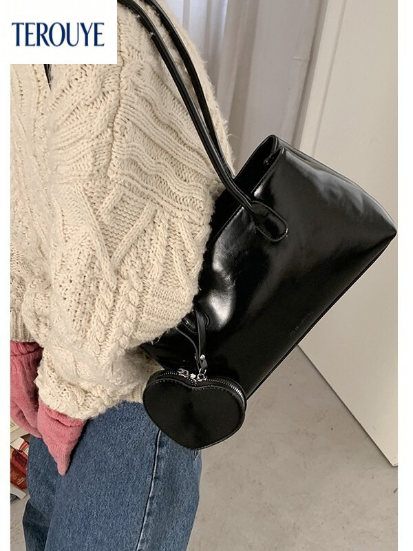 TEROUYE bag autumn/winter new niche design trend retro style fashionable versatile armpit bag women's shoulder bag