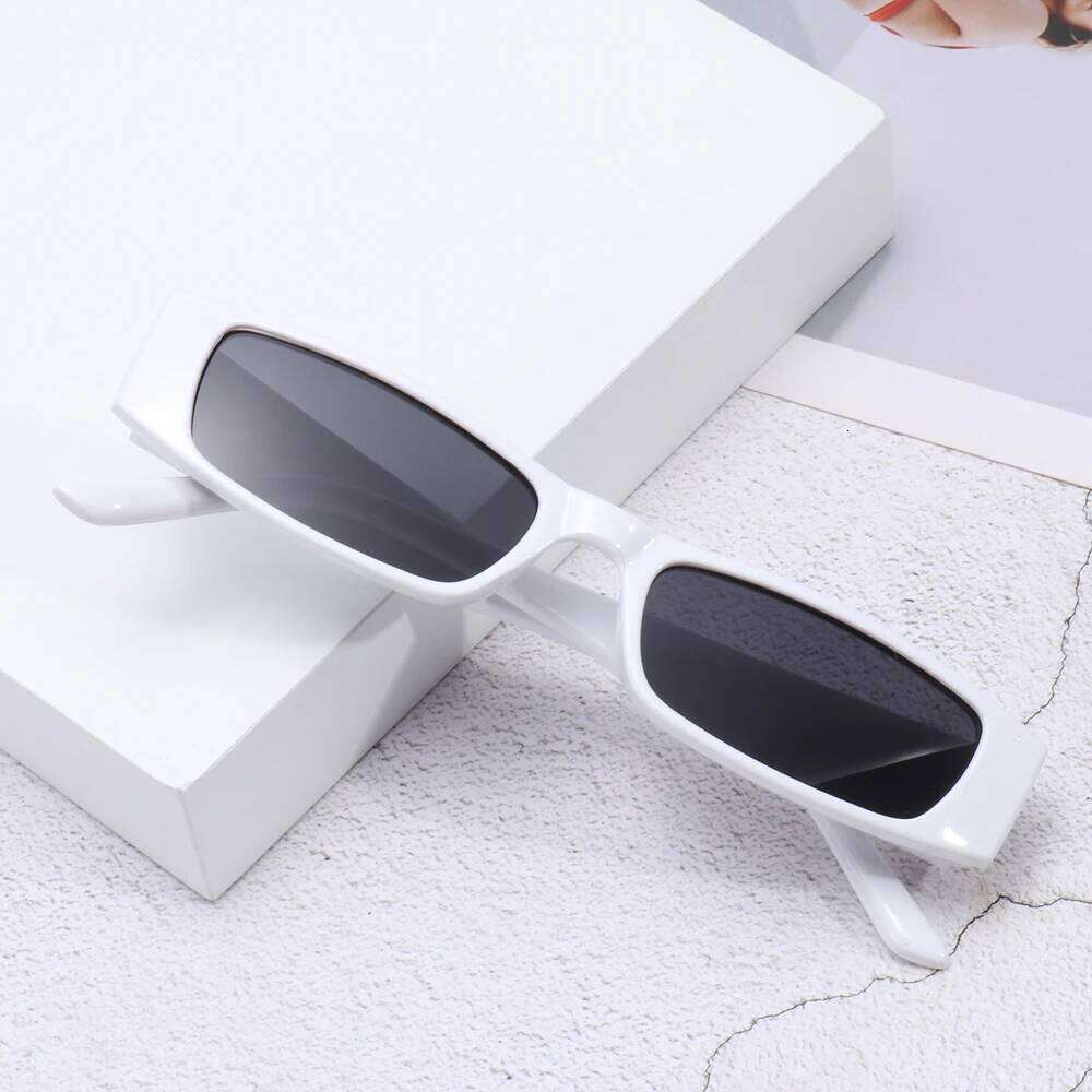 Small Rectangle Sunglasses Fashion Retro Square Narrow Frame UV400 Sun Glasses Trendy Vintage Streetwear Unisex Eyewear Shades Z260127