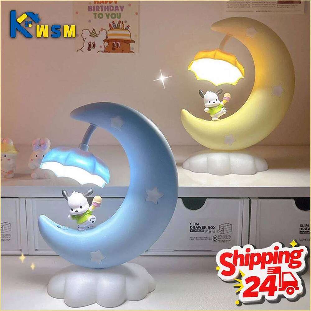 Cute Night Light Table for Bedroom Sleep Bedside Lamp Girls Birthday Gift Desktop Decor Kids Room Ambient Lighting Z260127