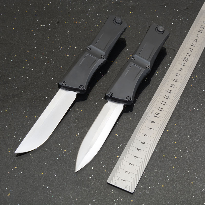 Top Quality G2032 Tactical Knife 440C Satin Blade Zn-al Alloy Handle Outdoor Camping Hiking EDC Pocket Knives