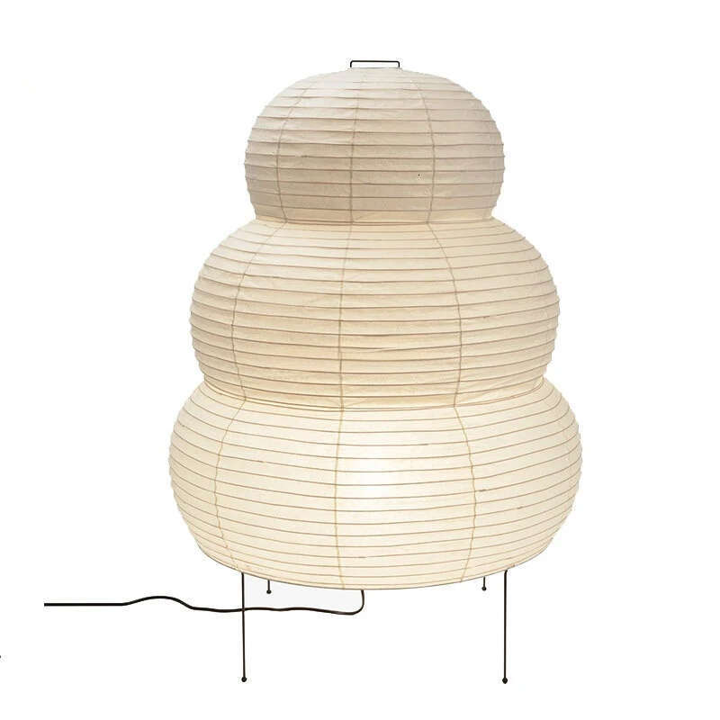 Japanese Design Akari Wabi-sabi Table Lamp White Rice Paper Decorative Desk Lights for Bedroom Living/Dining Room Study Loft Z260127