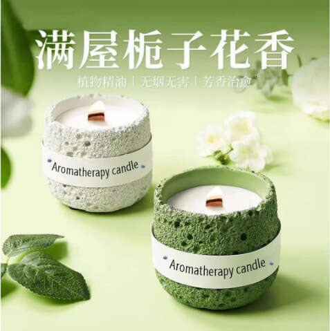 Planet Aromatherapy Nordic Colorful Gypsum Cup Candle Niche Atmosphere Bedroom Plant Essential Oil Gift Y260127