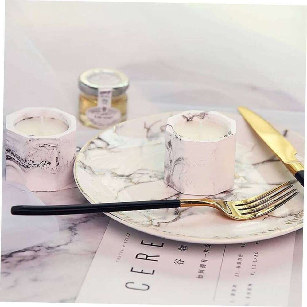 1pc Ins Style Marble Cup Candle - Handmade Soy Wax Aromatherapy, Non-Toxic Creative Gift for Home Party Wedding Y260127