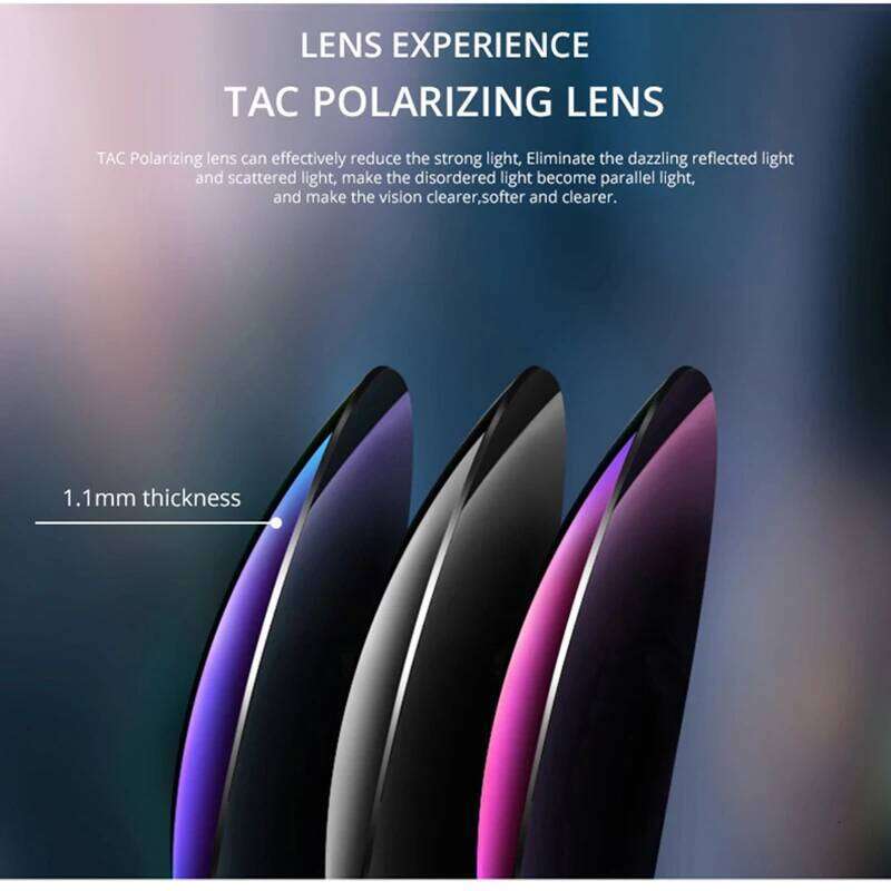 KDEAM Ultra Light Rectangular Photochromic Sunglasses Men Polarized TAC 1.1mm Thickness Lens UV400 Sun Glasses Women Cat.3 CE Z260127