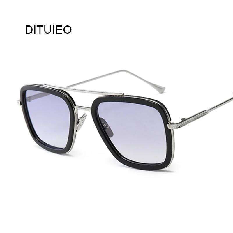 Luxury Square Sunglasses Men Women Brand Retro Alloy Frame Big Sun Glasses Vintage Gradient Male Female Oculos Feminino Z260127