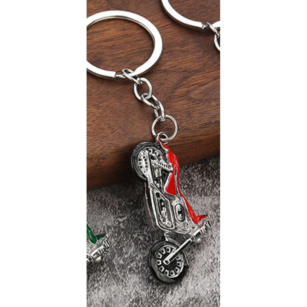 Metal Personality Creative Model Key Ring Oil Drip Harley Motorcycle Craft Keychain S260126 664