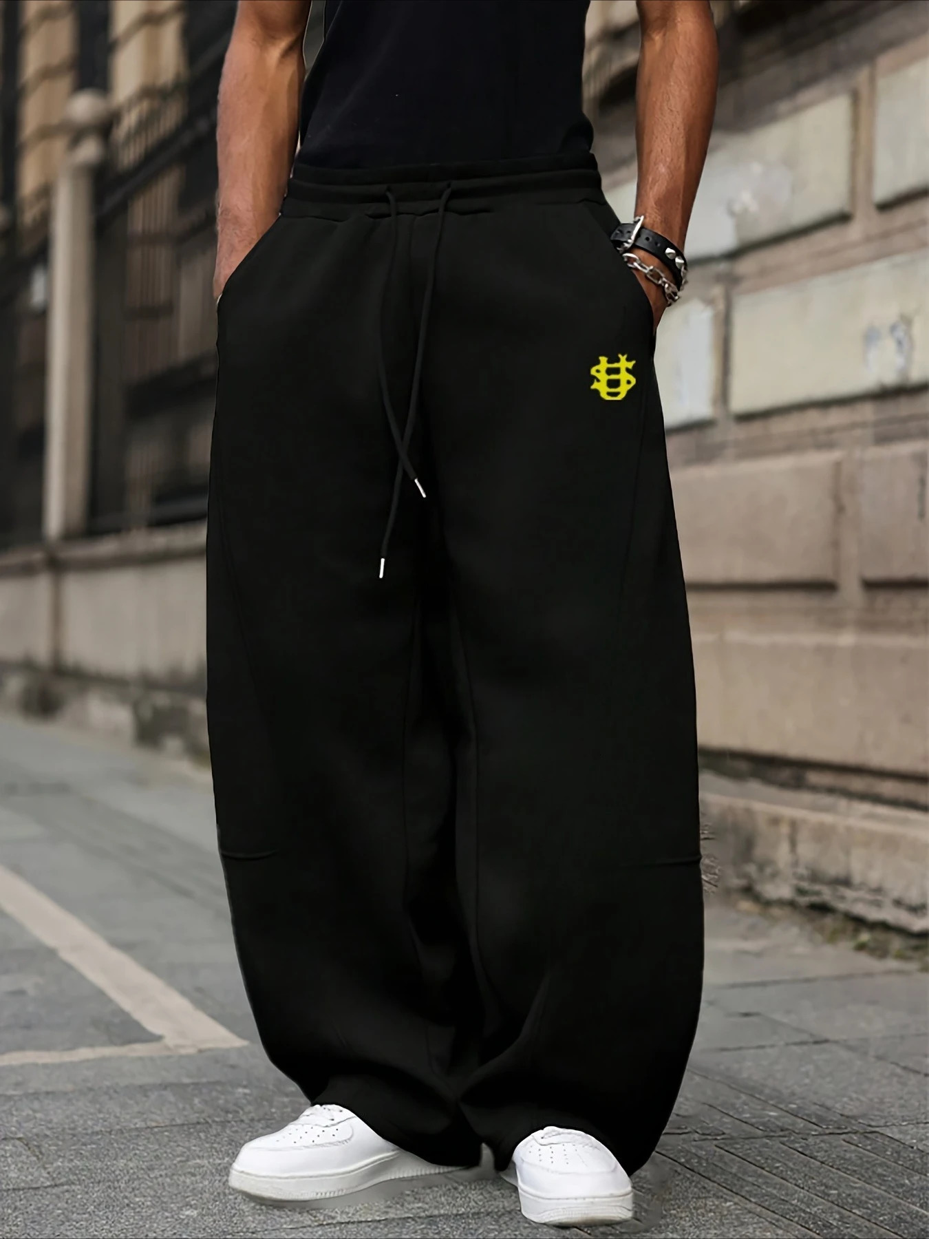 American Knife Street Mens Printed Wideleg Pants US Dollar Sports Long Cool and Trendy Autumn Gifts 260127