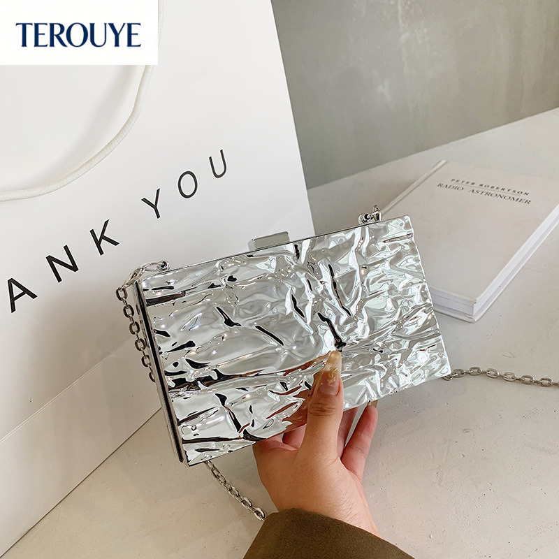 TEROUYE autumn and winter new niche design light luxury elegant evening bag French bag small square bag bag chain women's shoulder bag