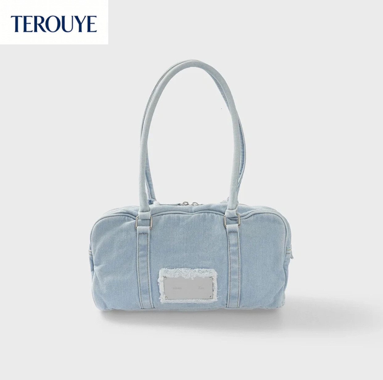 TEROUYE Autumn/Winter New bag Korean Large Capacity Cowboy Bag Fashion Trend Lazy Style Handbag Women's Single Shoulder Bag