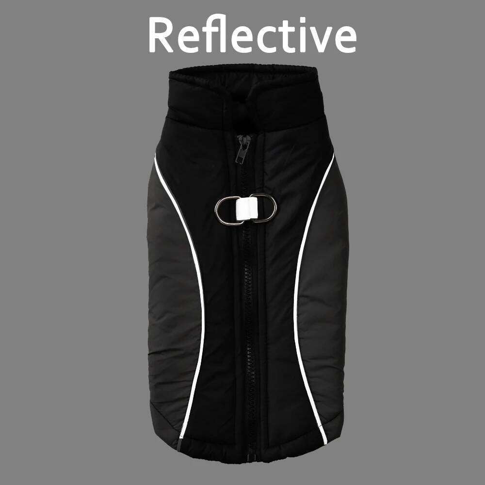 Reflective Warm Dog Clothes For Small Medium Dogs Cats Winter Windproof With D-ring Elasticity Puppy Jacket Yorkshire Pet Coat XJ260127