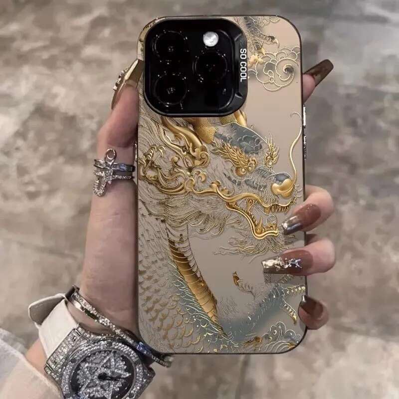Chinese Dragon Suitable for Apple 17 Max Phone Case 16 Plus Cartoon 15 Pro Simple 13 Mini Premium S260128