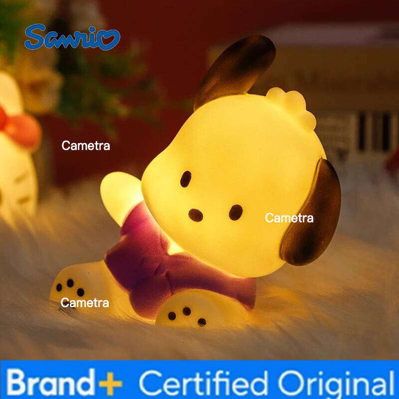 Sanrio Anime Night Light Figure Hello Kitty Kuromi Kawaii Cake Decorative Cinnamoroll Melody Children Birthday H260128