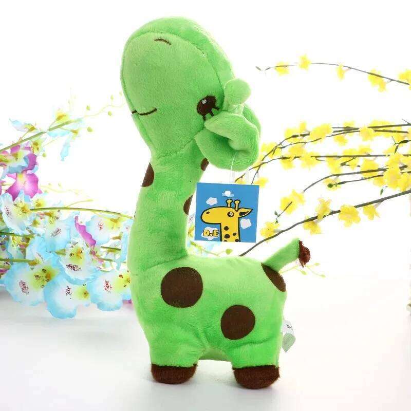 18cm Unisex Cute Gift Plush Giraffe Soft Toy Animal Dear Doll Baby Kid Child Christmas Birthday Happy Colorful Gifts Y260128