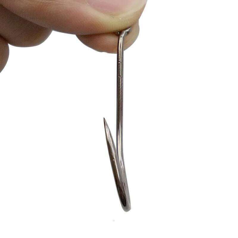 200pcs 8299 High Carbon Steel Fishing Hooks Black Offset Octopus Beak Bait Fishhook Size 1 2 6 8 2/0 3/0 4/0 5/0 6/0 7/0 8/0 9/0 Z260128