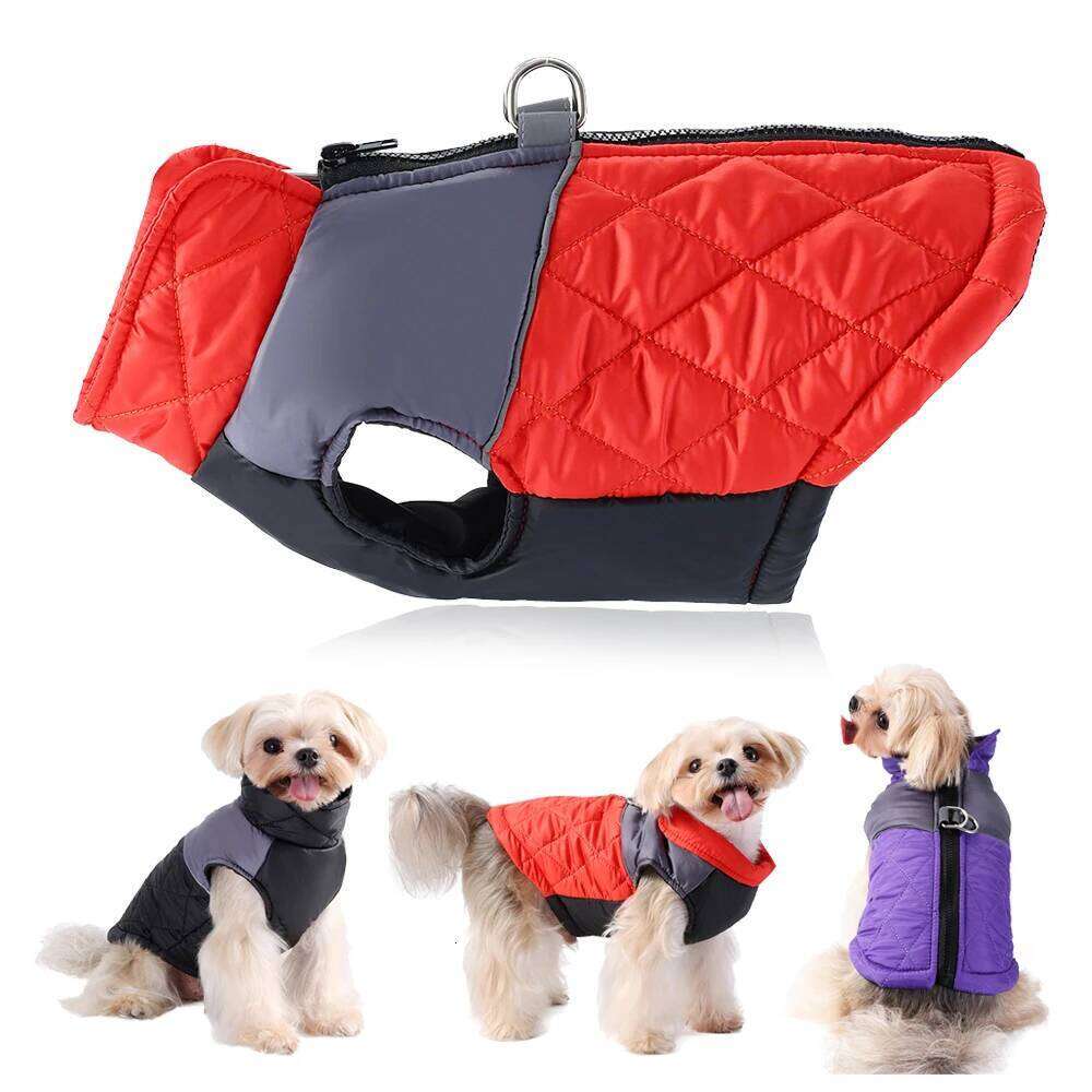 Waterproof Small Dog Coat Autumn Winter Warm Pet Clothes For Dogs Cat Safety Reflective Puppy Vest Jacket Chihuahua Pug Costume XJ260127