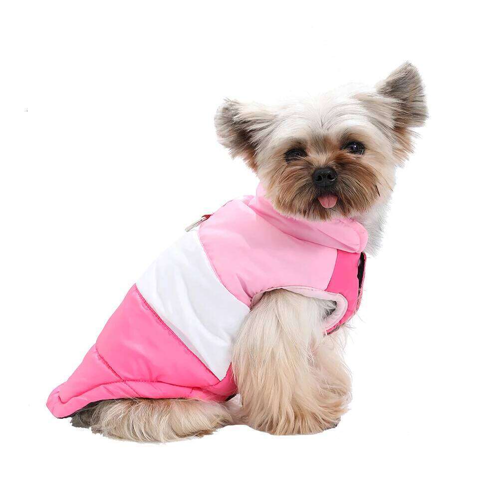 Jacket Winter Windproof Warm Coat With D-Ring For Small Medium Dog Cat Puppy Yorkshire Chihuahua Pug Waterproof Pet Costume XJ260127