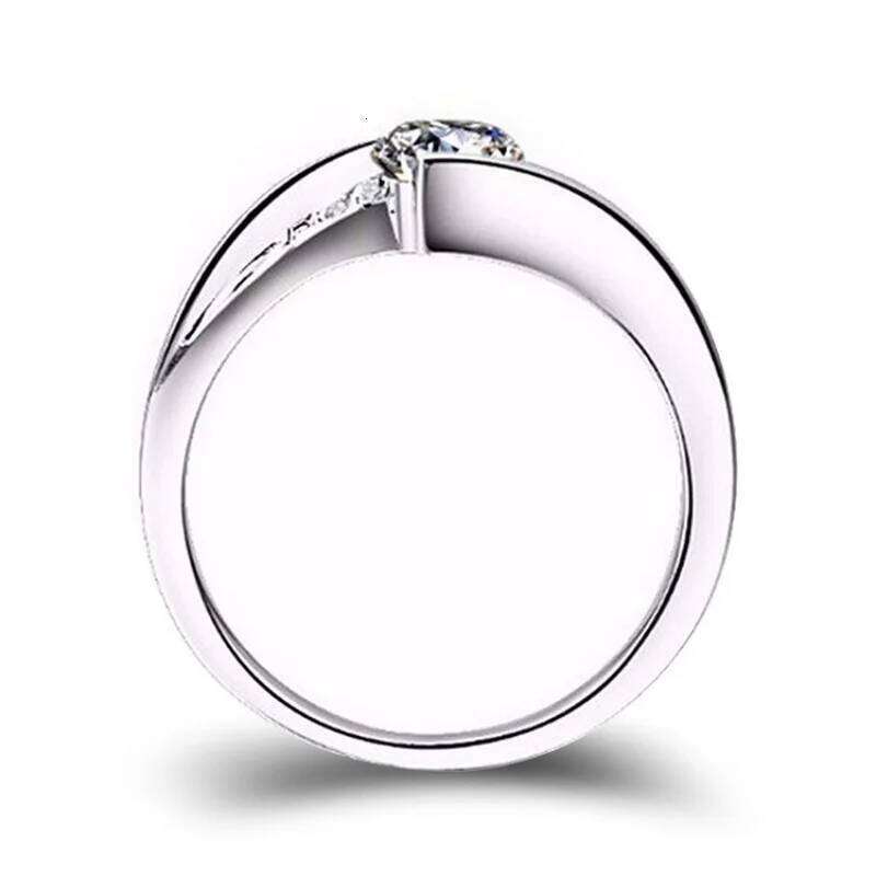Silver Plated Stainless Steel Rings For Women Square Cubic Zircon Ring | Jewelry Accessories Wholesale Size 5-10 XJ260127