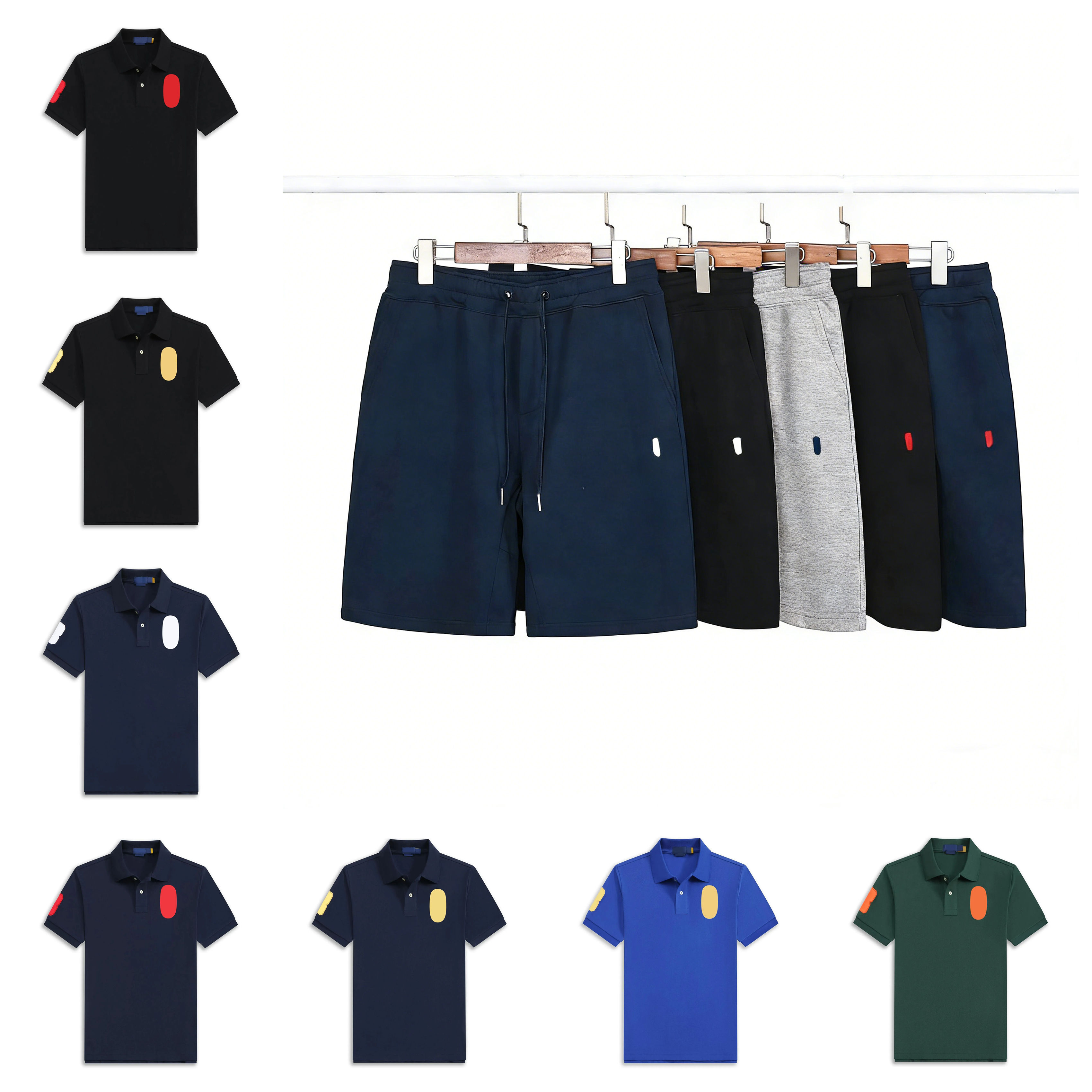 shorts mens designer summer fashion polo short knee length print Casual fashion sweatpants S-3XL