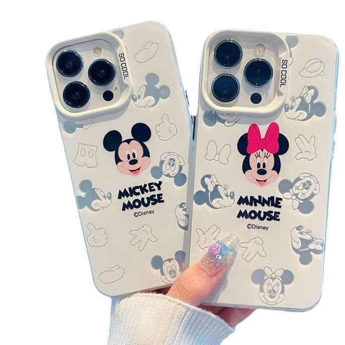 Compatible with Apple 17 Pro Max Phone Case iPhone 14 Couple Mickey Mouse Cute Sweet Super Popular Fairy S260128