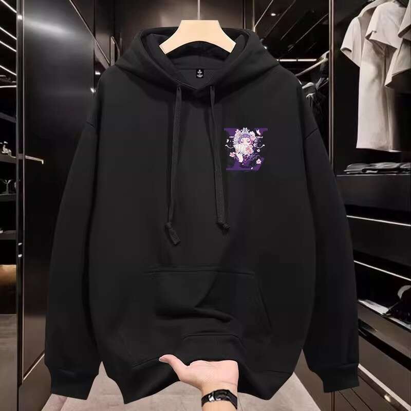 Sweatshirt 2025 New Spring Autumn Thin Loose Hooded Casual Fleece American Style Cool Men's Jacket