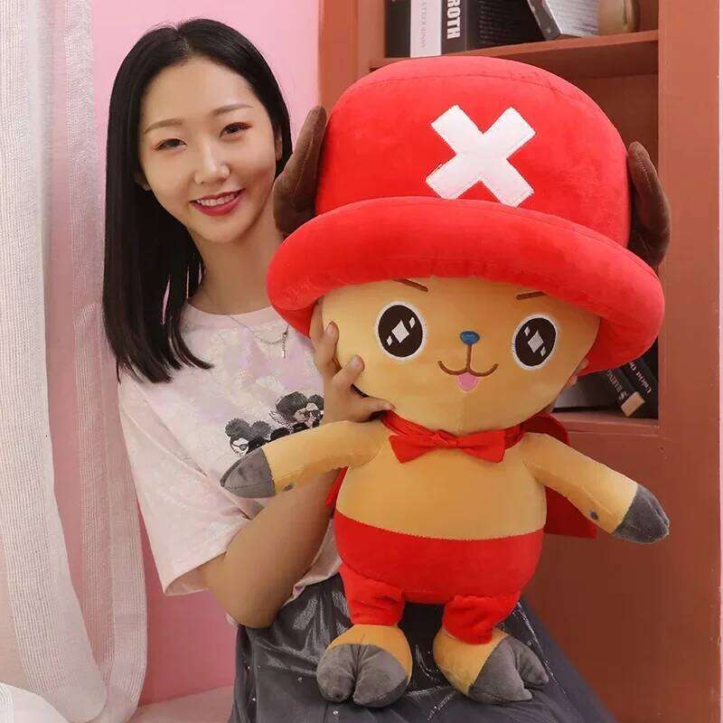 4 styles One Piece Anime Figure Tony Chopper 35cm Stuffed Plush Doll Bedroom Decoration For Kid Xmas Gift Toy Y260128