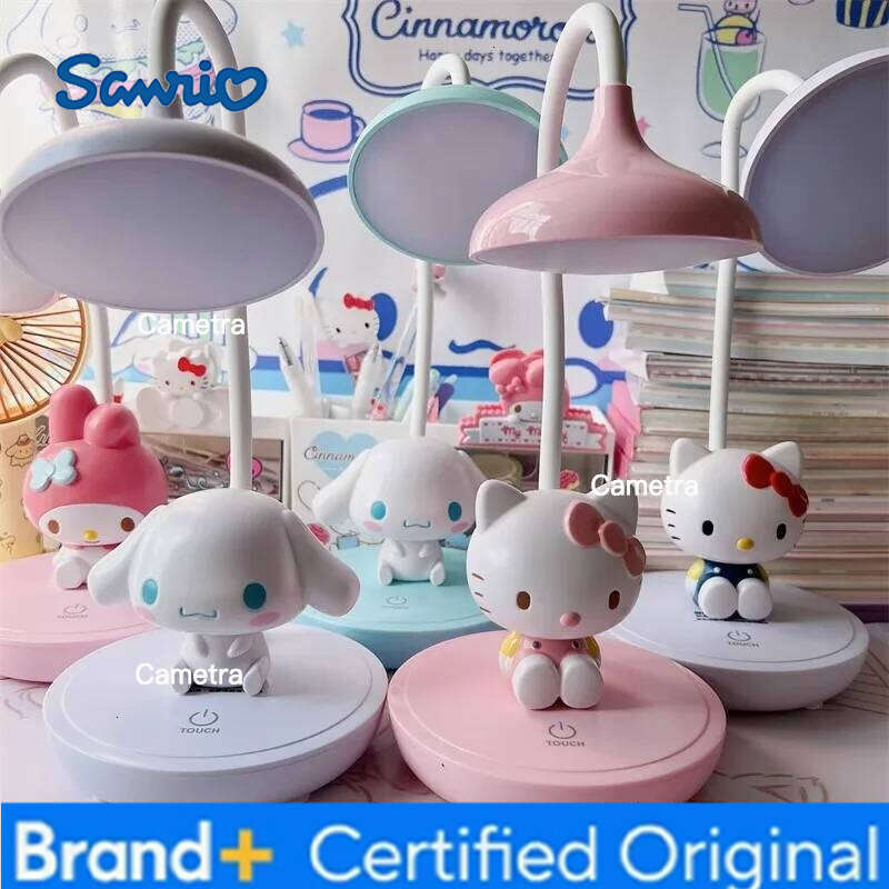 Sanrio Led Desk Lamp Desktop Study Writing Night Light Cute Bedroom Dormitory Bedside Eye Protection Creative Birthday Gift Girl H260128