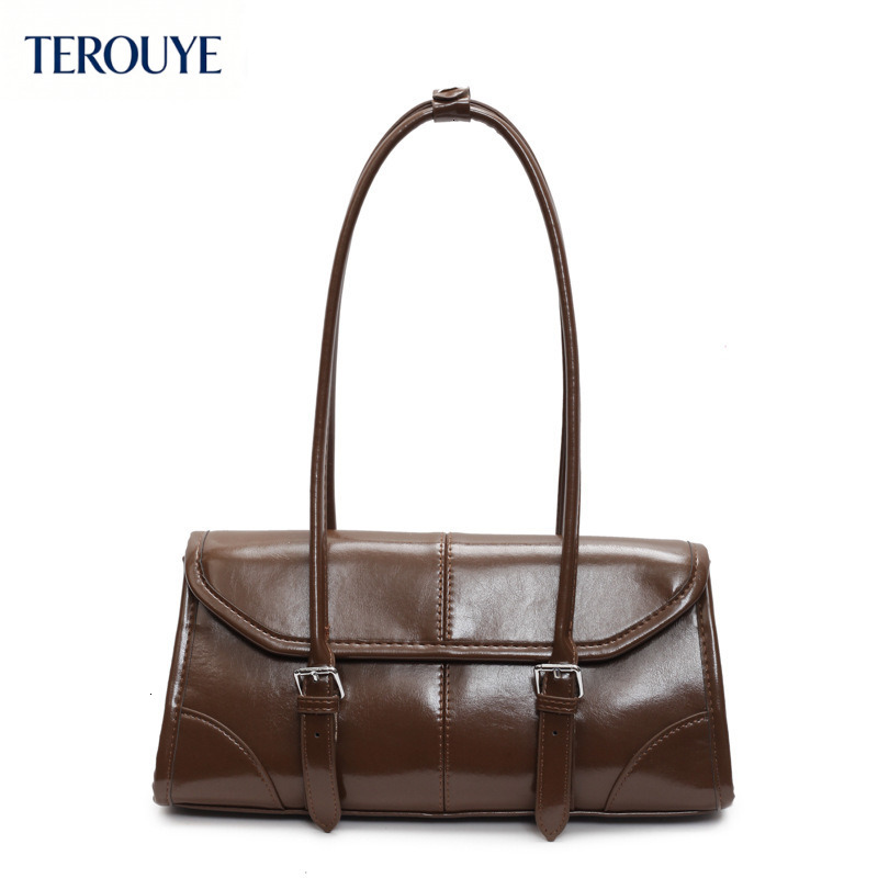 TEROUYE Autumn/Winter New French Style Retro One Shoulder bag Underarm Bag Fashionable Light Luxury Trendy Style