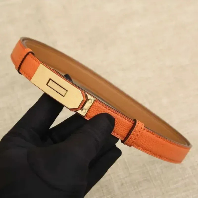 Designer Woman designer ceinture soft small buckle ladies belt Buckle Tight Belts Ceinture Skirt Dress Suit Pants Tucked Waist for Womens Belt Width1.8cm Hot