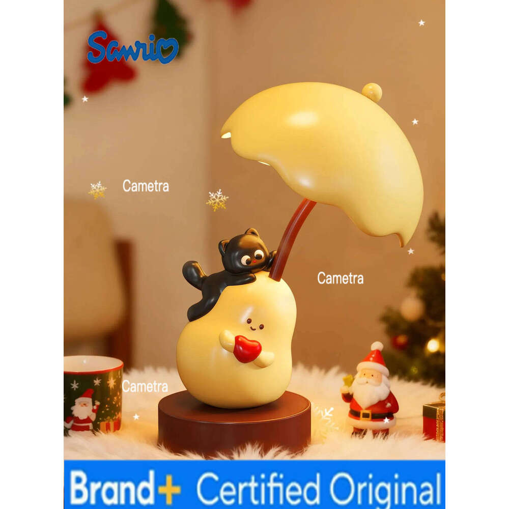 Sanrio Home Decor Cartoon Animal Sculpture Ornaments Decorative Table Lamp Bedroom Bedside Birthday Christmas Gift Cute Night Light H260128