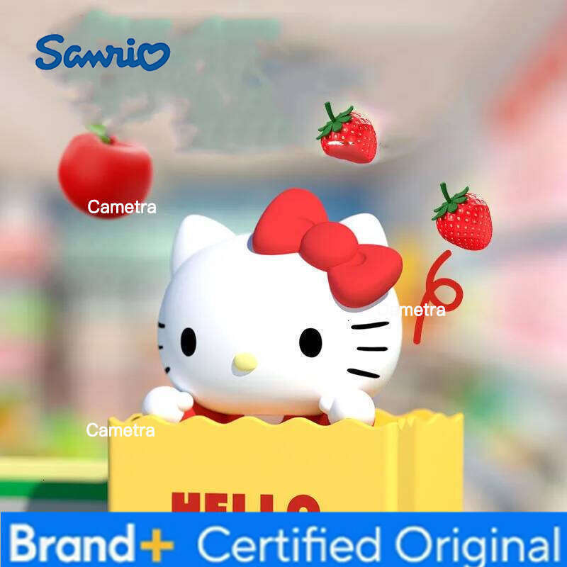 Sanrio Hellokitty Kawaii Cartoon Cute Bag Nightlight Patting Remote Control Light Bedroom Bedlight Children Gift H260128