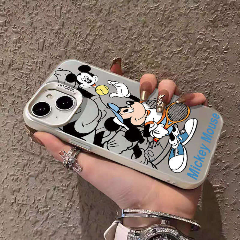 Tennis Mickey Compatible with Apple 15 Phone Case iPhone 17 Cross-Border 16 Pro Max Cartoon 13 Niche 14 S260128