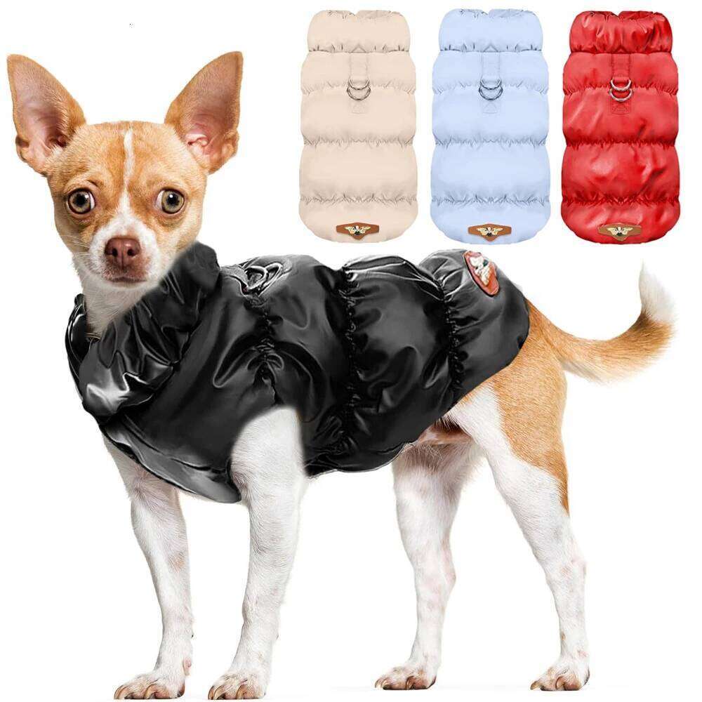Winter for Small Medium Dogs Lightweight Thick Warm Puppy Puffer Jacket Turtleneck Down Coat Cold Weather Dog Clothes XJ260127