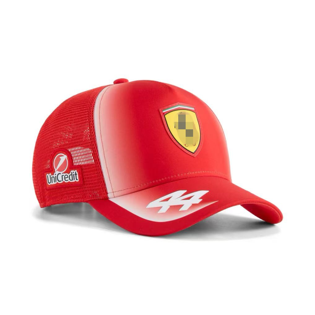 Scuderia Ferraris 2026 Team Lewis Hamilton Trucker Cap F1 caps Single Arles Leerc Drivers Formula One Carlos Sainz Spanish Baseball Hat 398